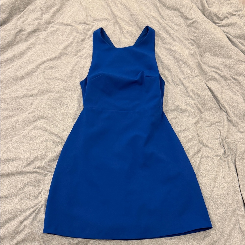Zara Vibrant Blue Mini Dress